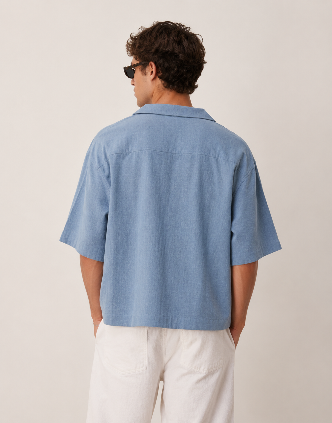Chemise Boxy Lin — MEX Bleu Chambray