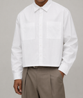 Surchemise Utility Poches Plaquées — MEX Blanc