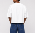 T-shirt Oversize Col Rond — MEX Blanc